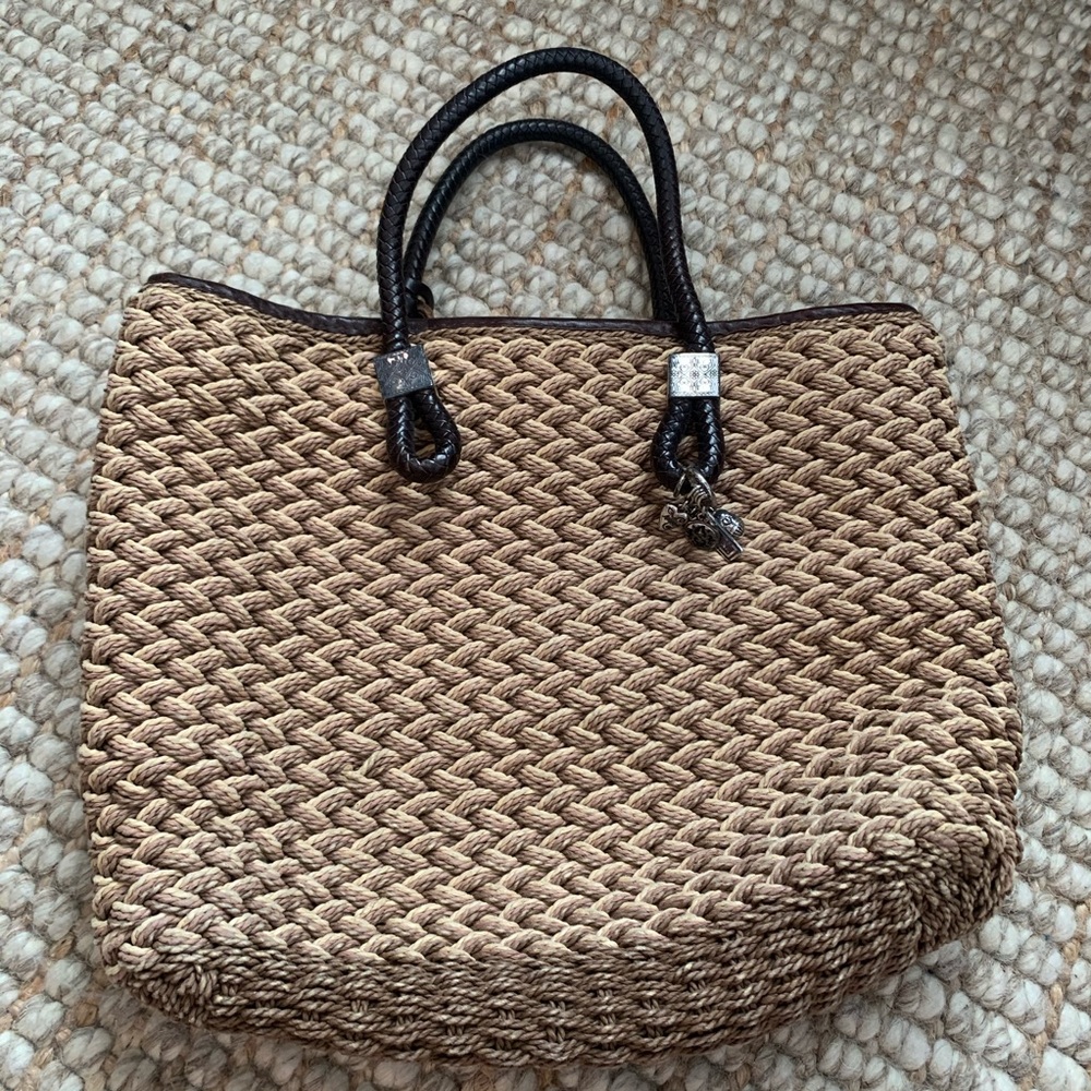 Brighton Wicker Tote Bag